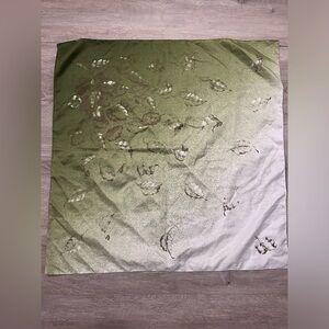 Green and White Scarf